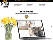 Tablet Screenshot of immofilmservice.de
